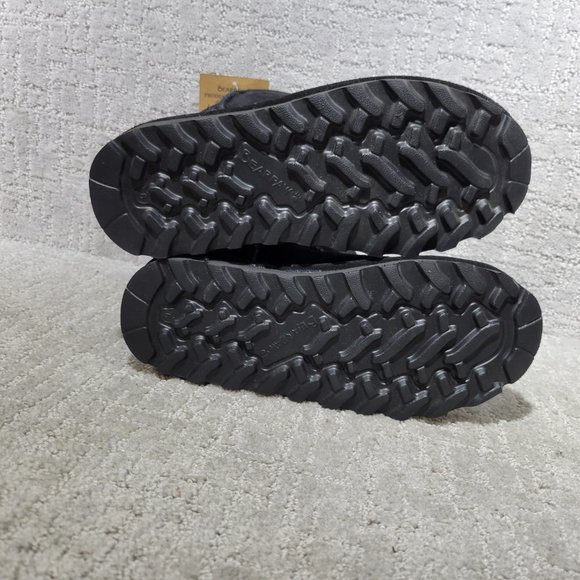 Bearpaw Emma Short Women's Size US 6 Black Suede Round Toe Mid-Calf Snow Boots. - Picture 4 of 10